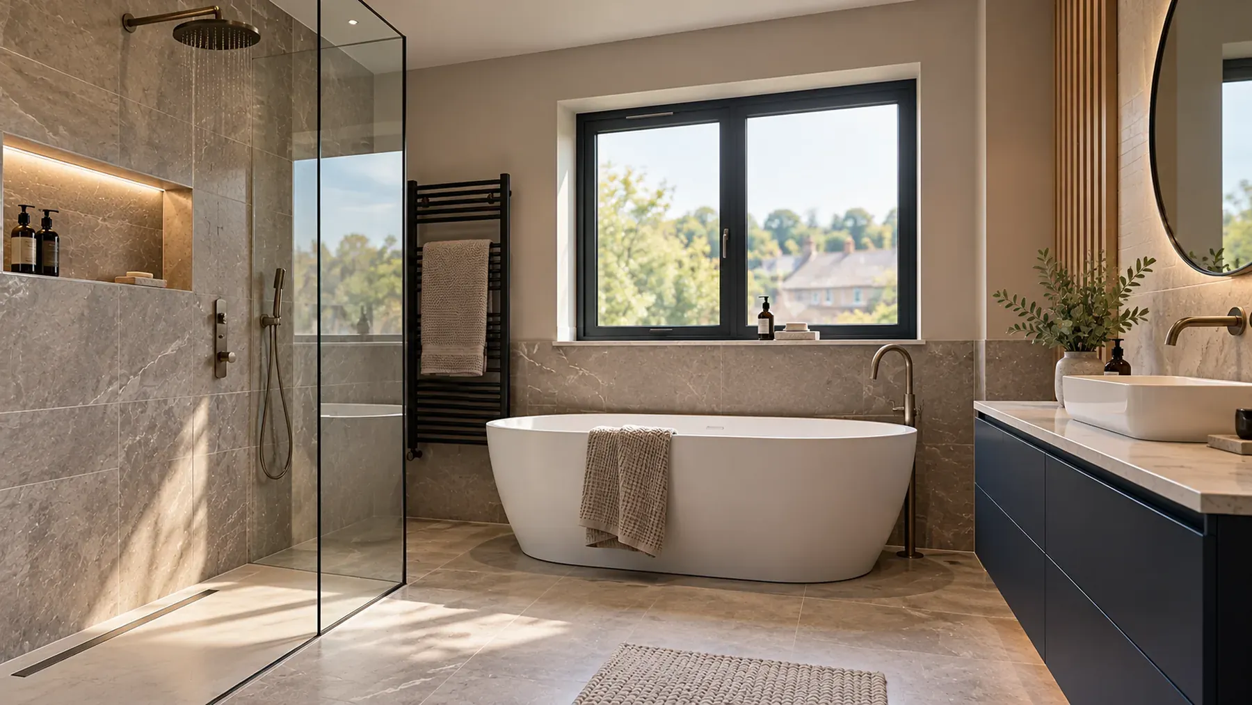 Modern bathroom renovation in Horsforth